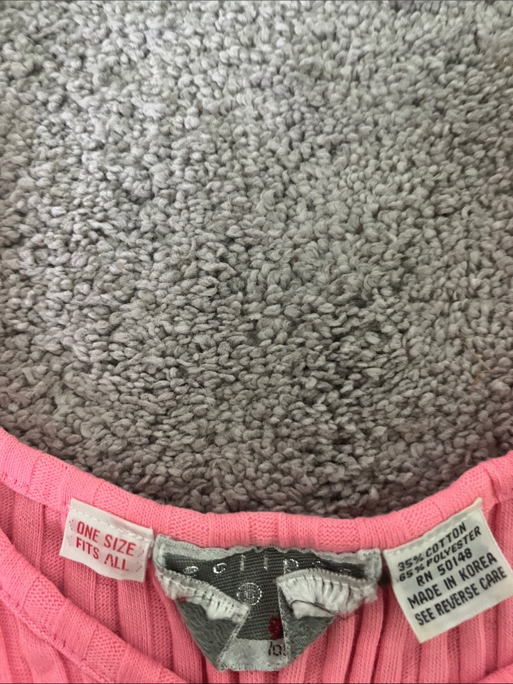 Eclipse Pink Ribbed Tank Top - Picture 3 of 4